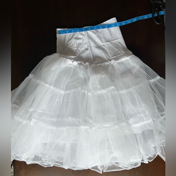 Petticoat Retro -Girl’s -  Underskirt Tutu Skirt Hoopless/ Size S & M - Picture 4 of 6